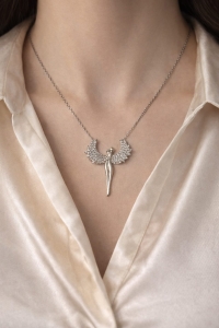 Celestia Angel Kolye – 925 Ayar Gümüş